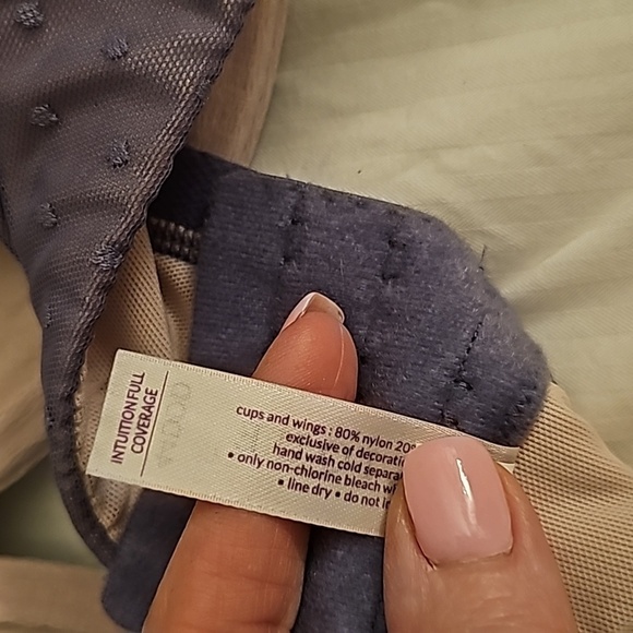 Cacique intuition full coverage underwire purple lavendar sz 44 DDD WL276 - Picture 7 of 7